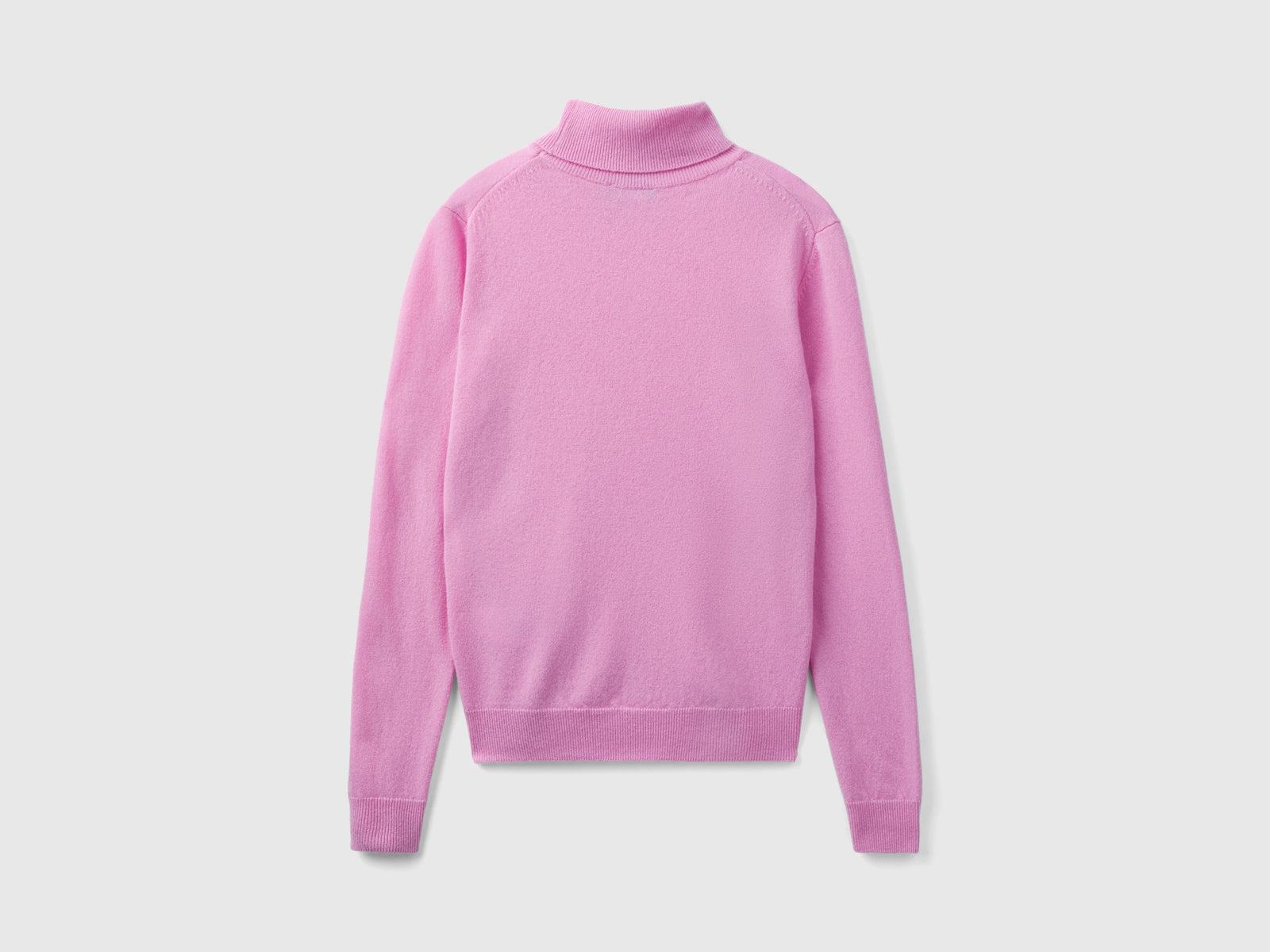 Merino wool roll neck jumper da donna lilla 2 | Benetton Outlet