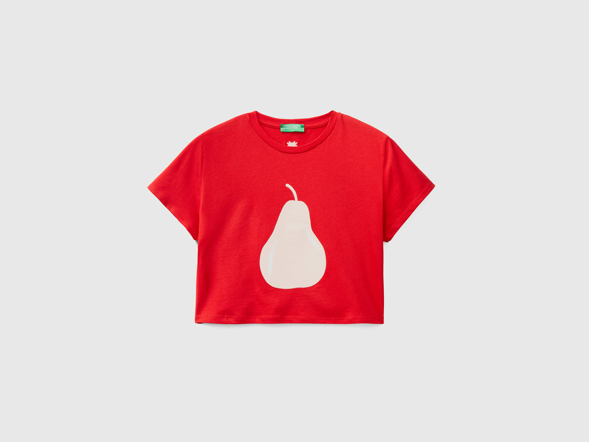 T-shirt con stampa frutta