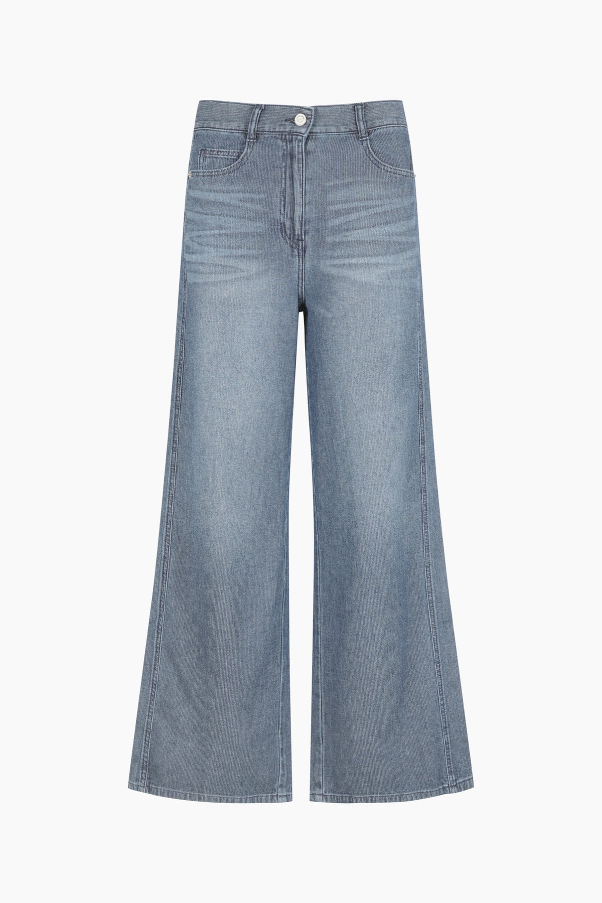 Jeans chiaro a palazzo