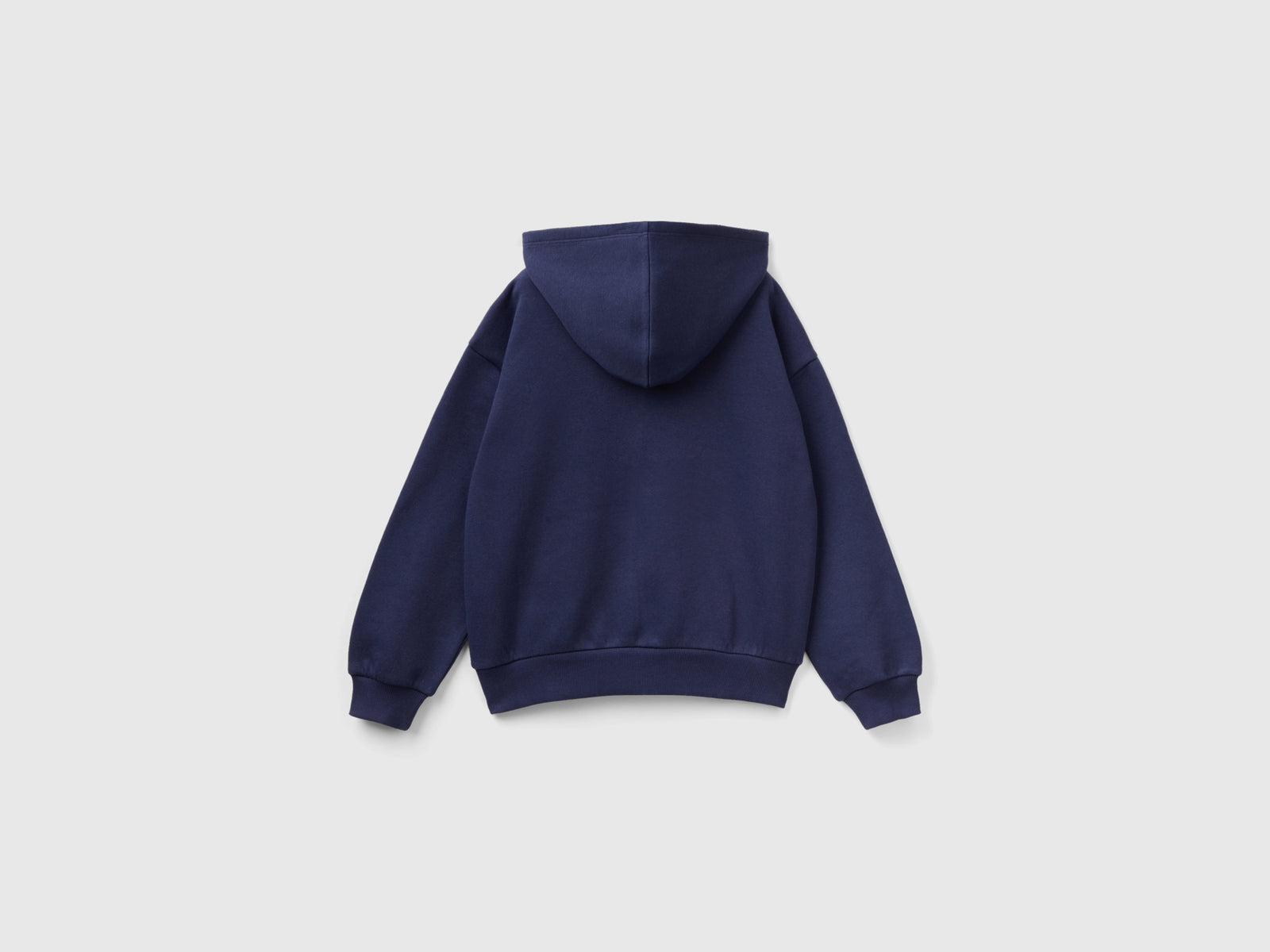 Felpa con zip e paillettes da bambina blu scuro 2 | Benetton Outlet