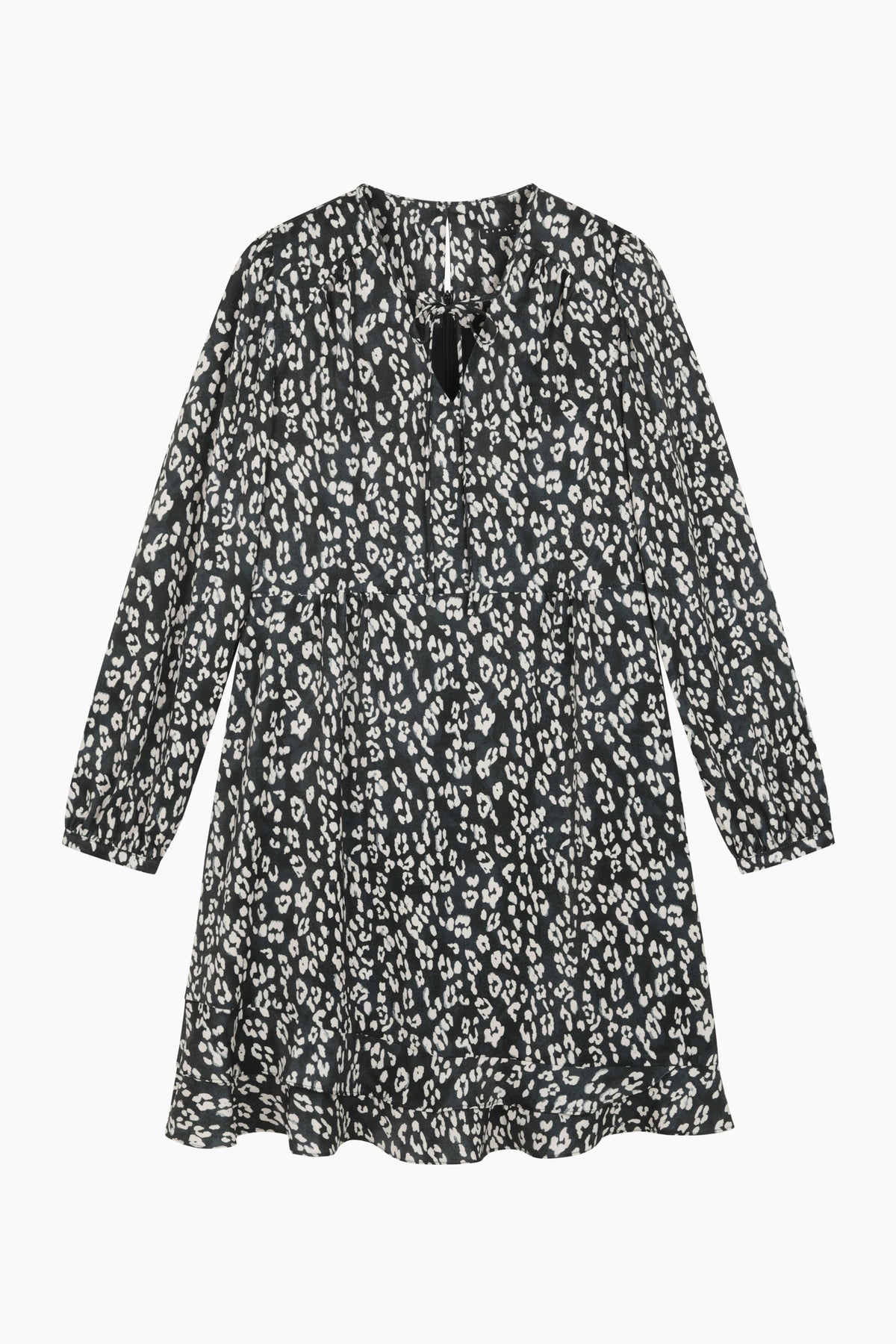 Vestito corto animalier