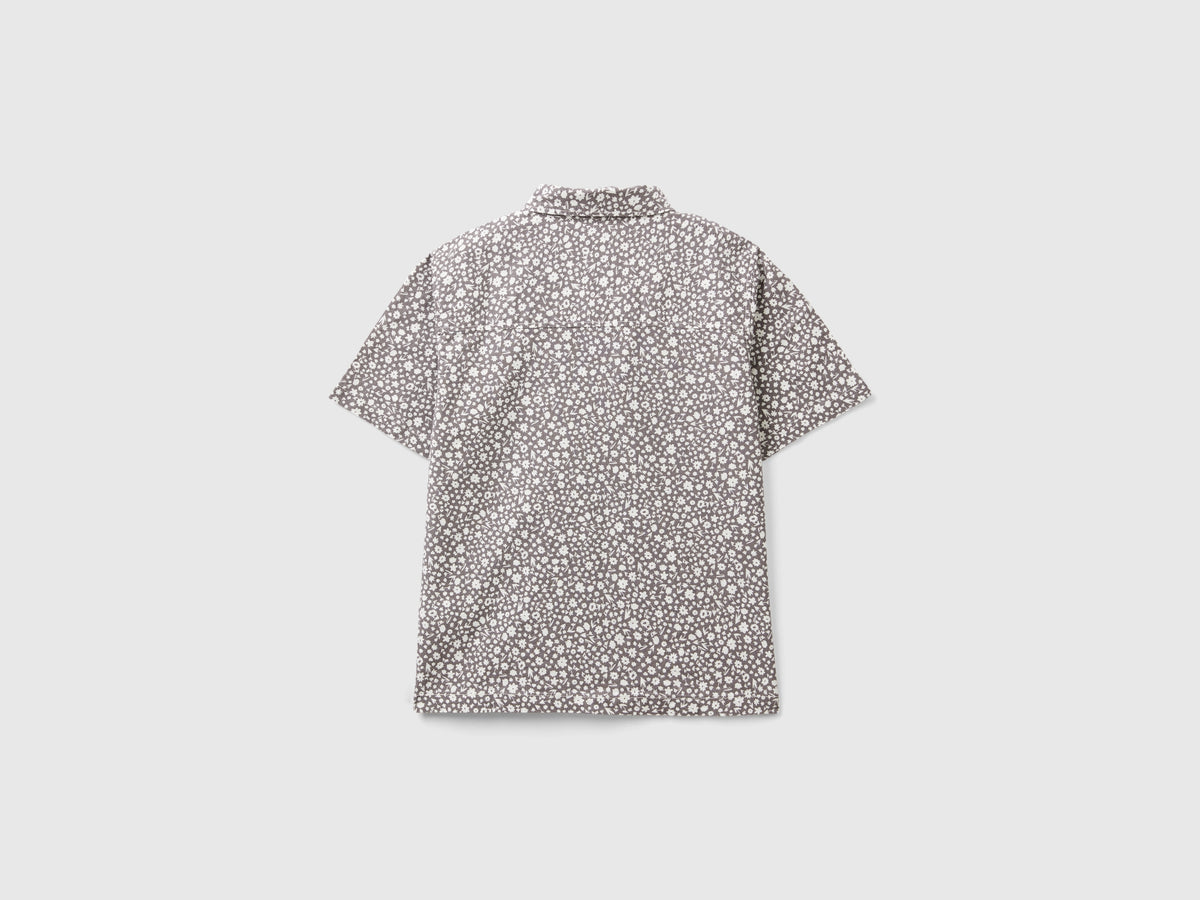 Camicia con stampa floreale