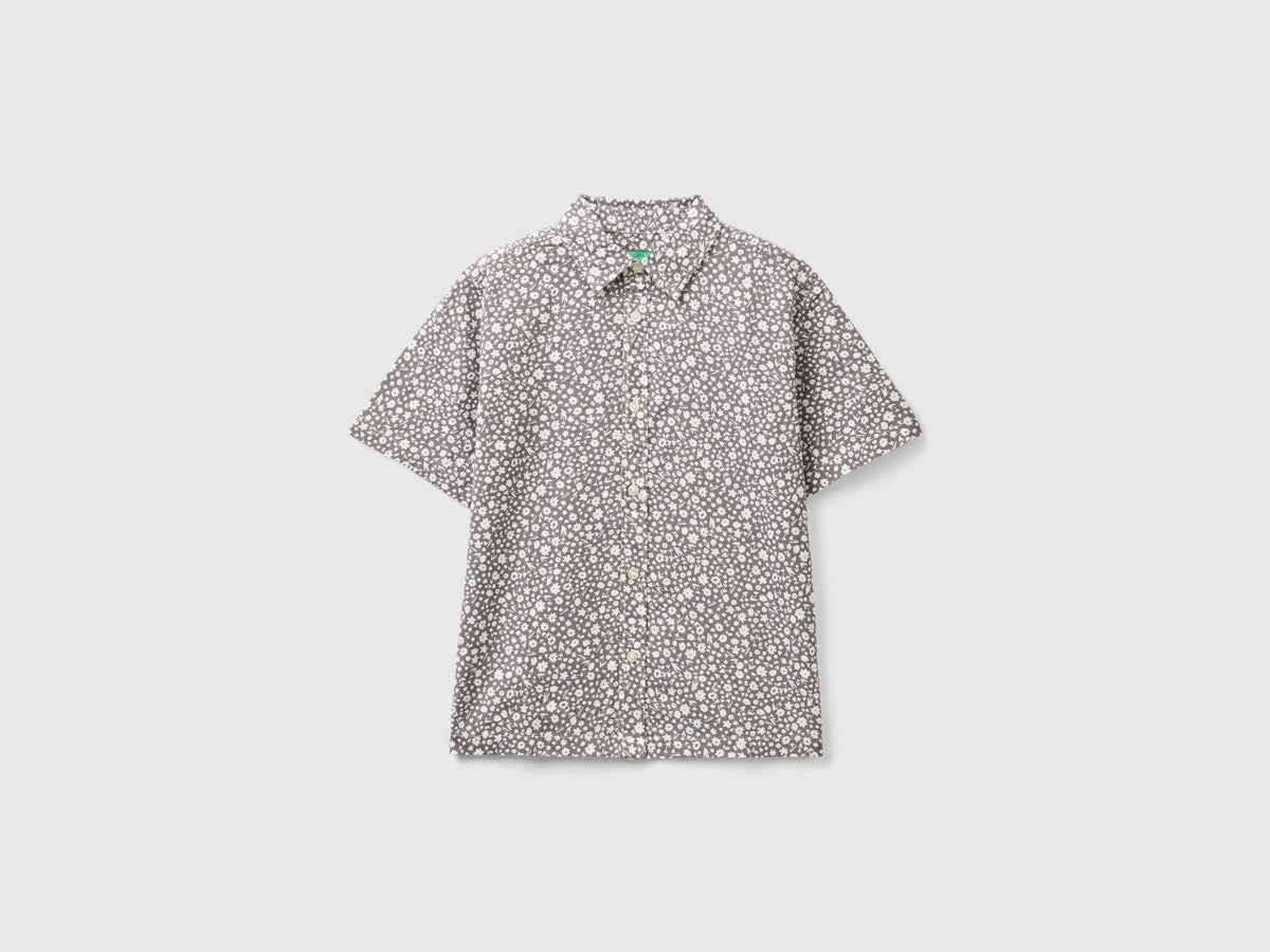 Camicia con stampa floreale