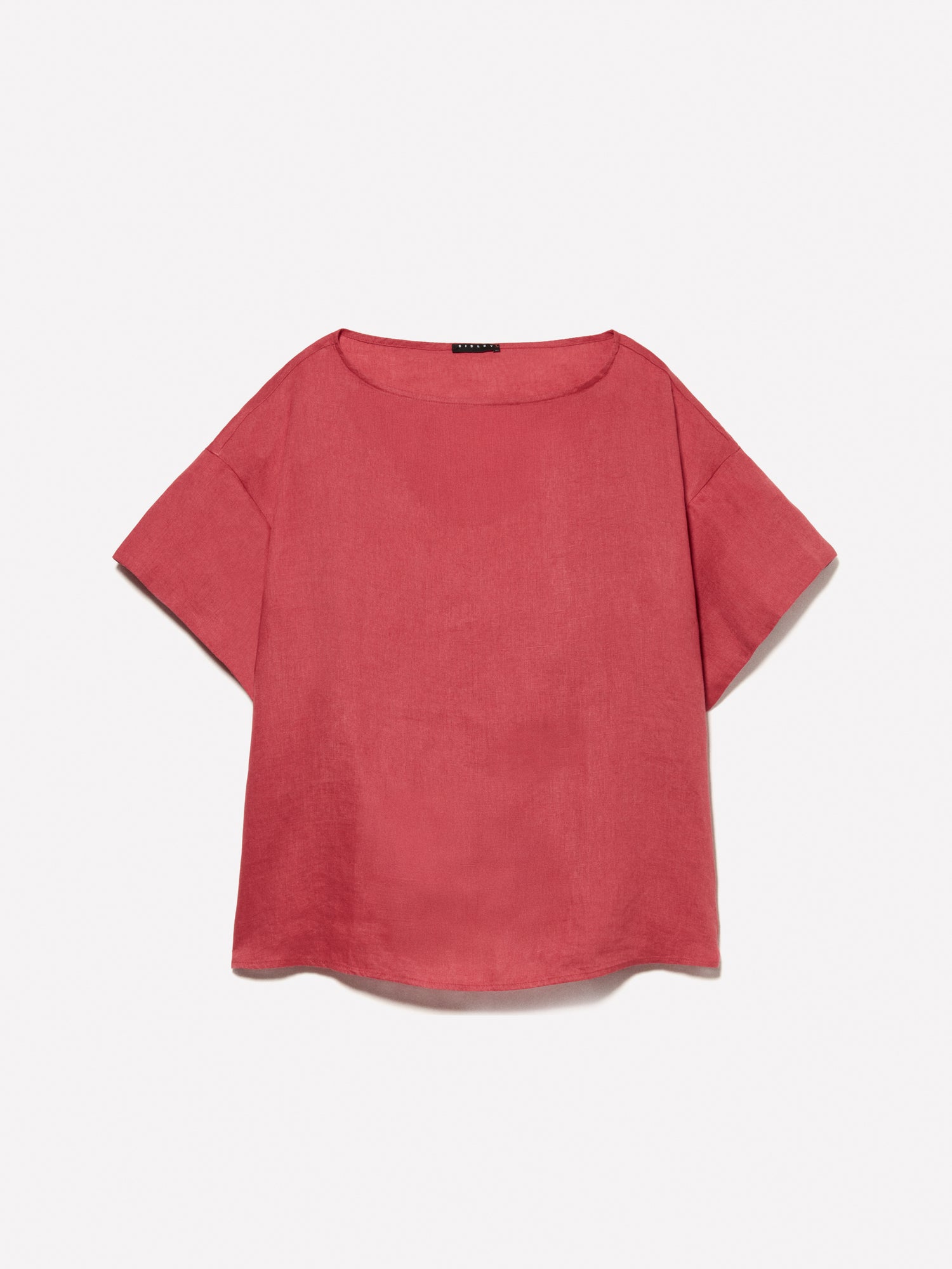 Blusa in 100% lino da donna fard | Sisley Outlet
