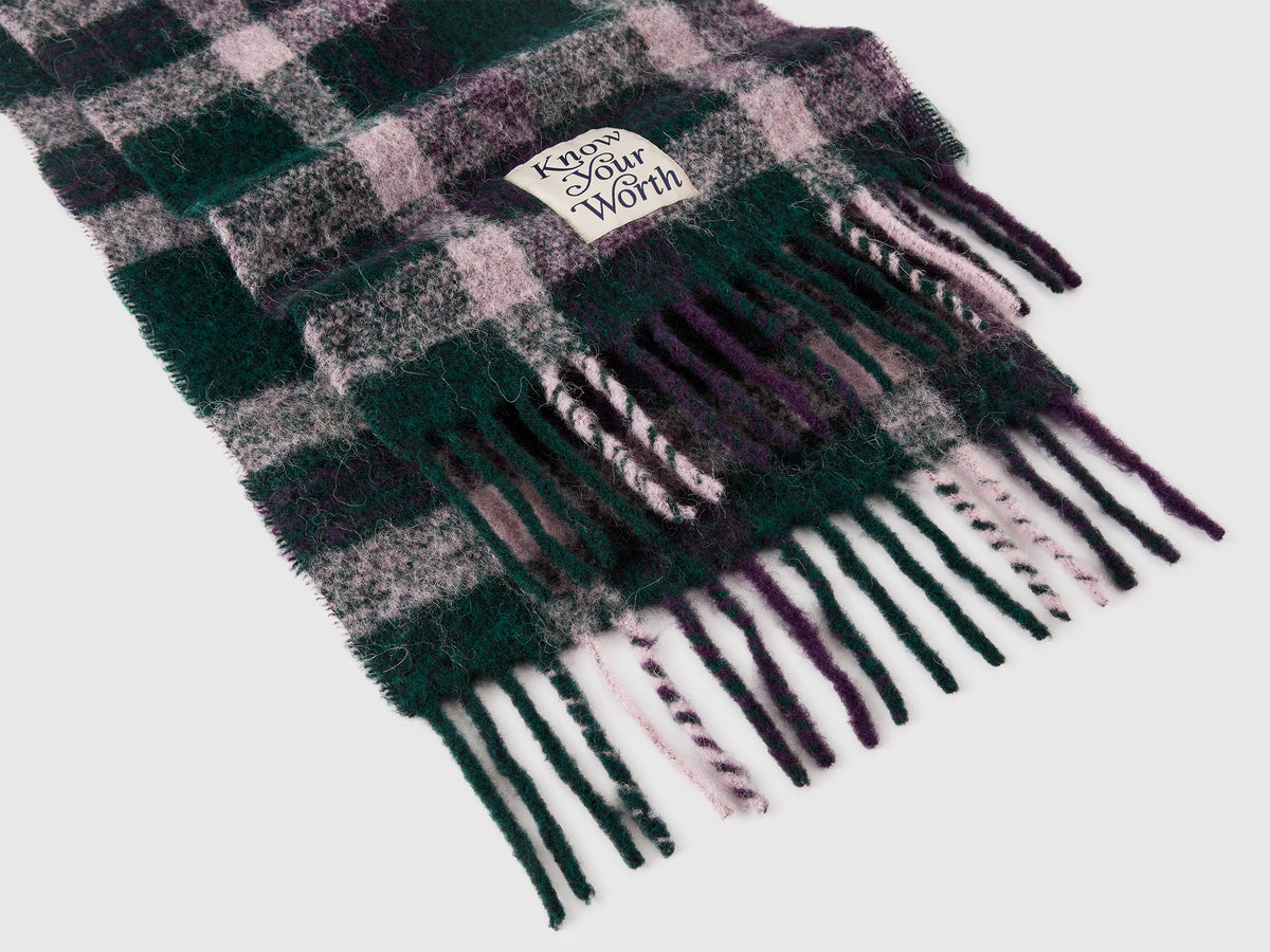 Sciarpa scozzese in misto lana e alpaca