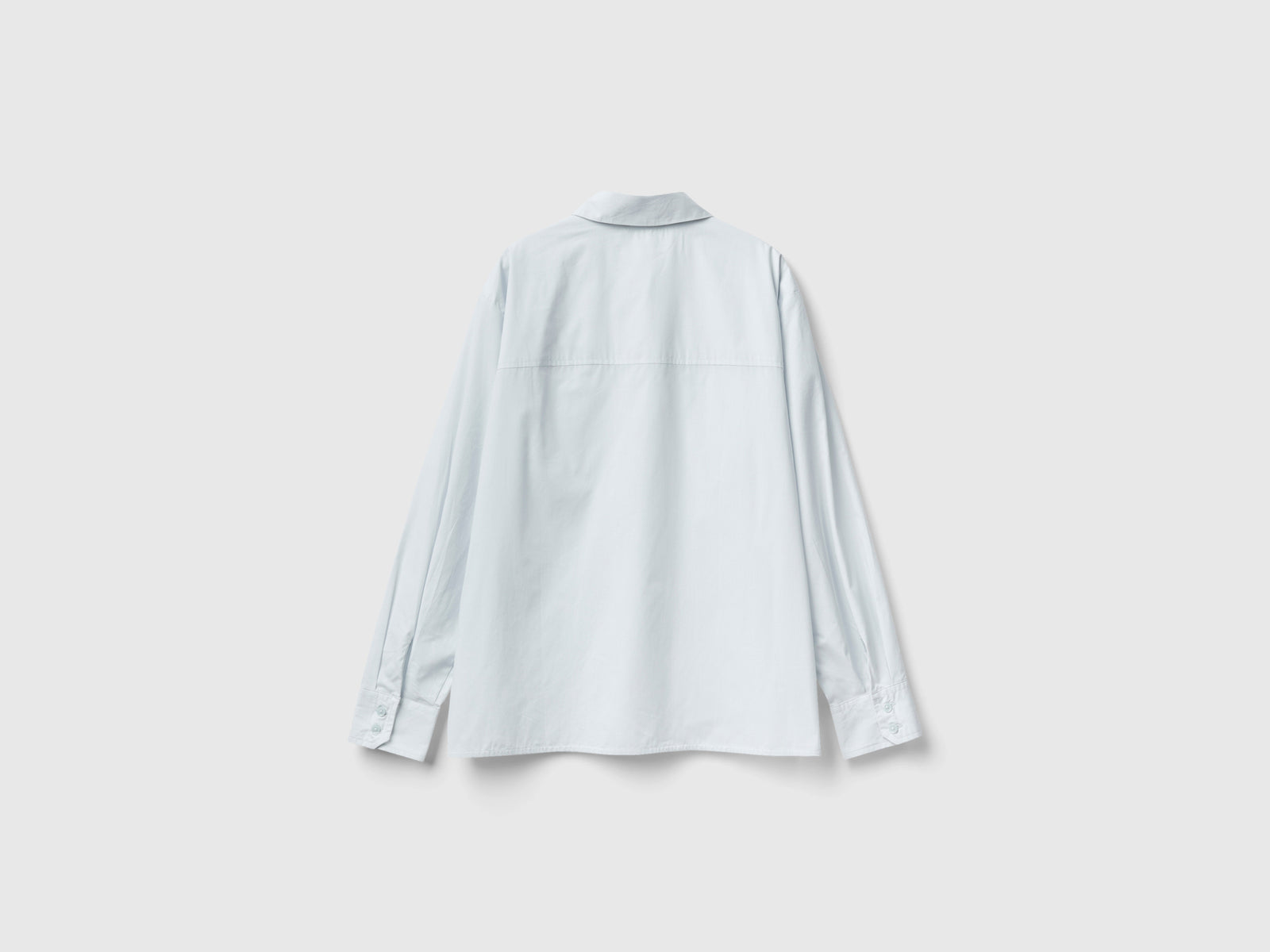 Camicia con tasche e spacchi da donna grigio chiaro 2 | Benetton Outlet