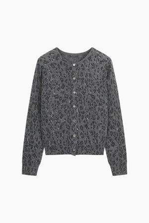 Cardigan animalier