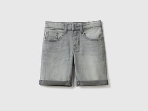 Bermuda slim fit in denim