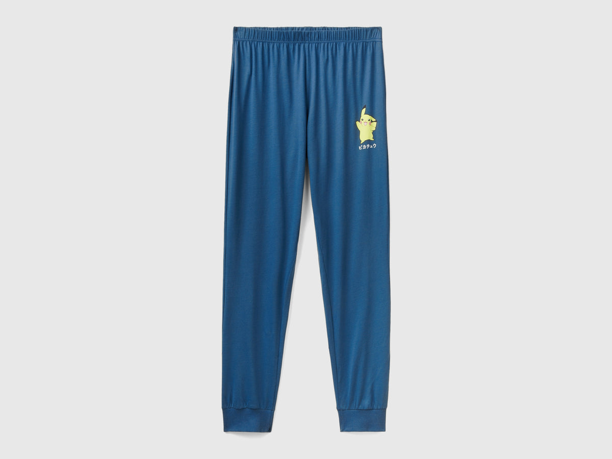 Pantaloni Pokémon in cotone a fibra lunga