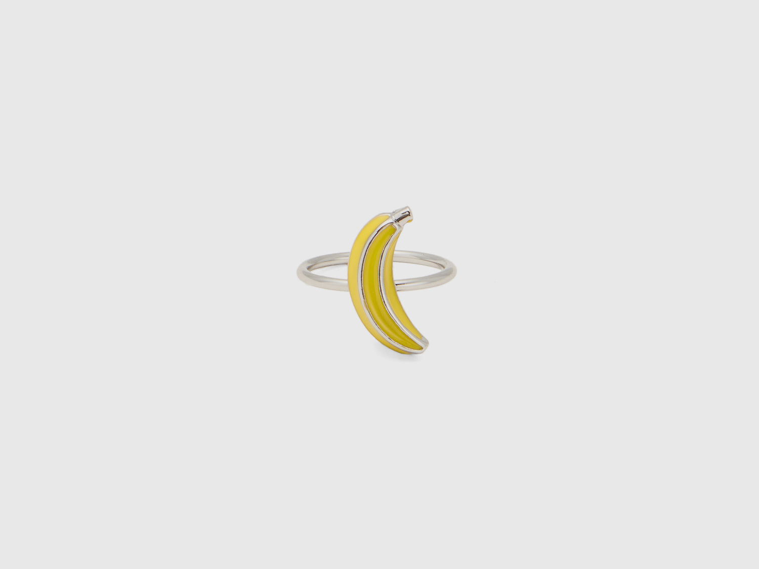 Anello con banana da donna giallo | Benetton Outlet