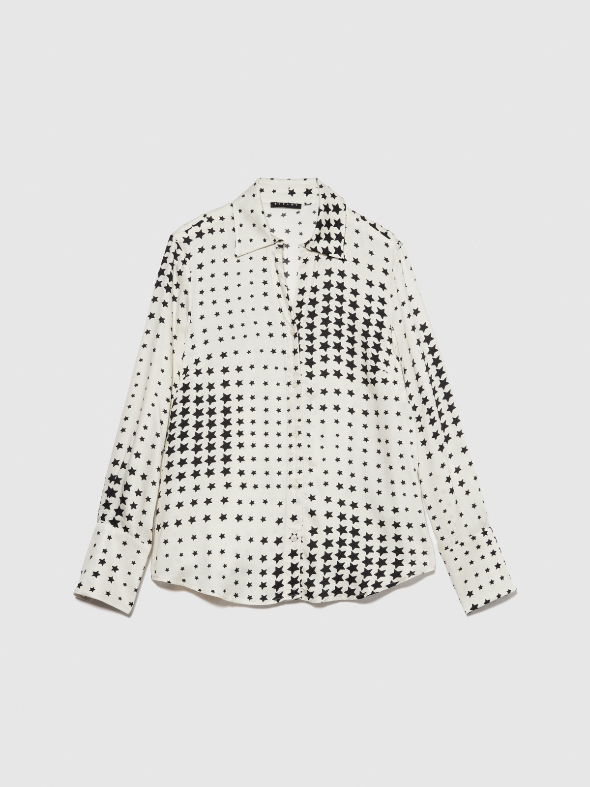 Camicia in raso stampato