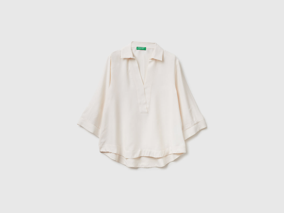 Blusa ampia 100% viscosa