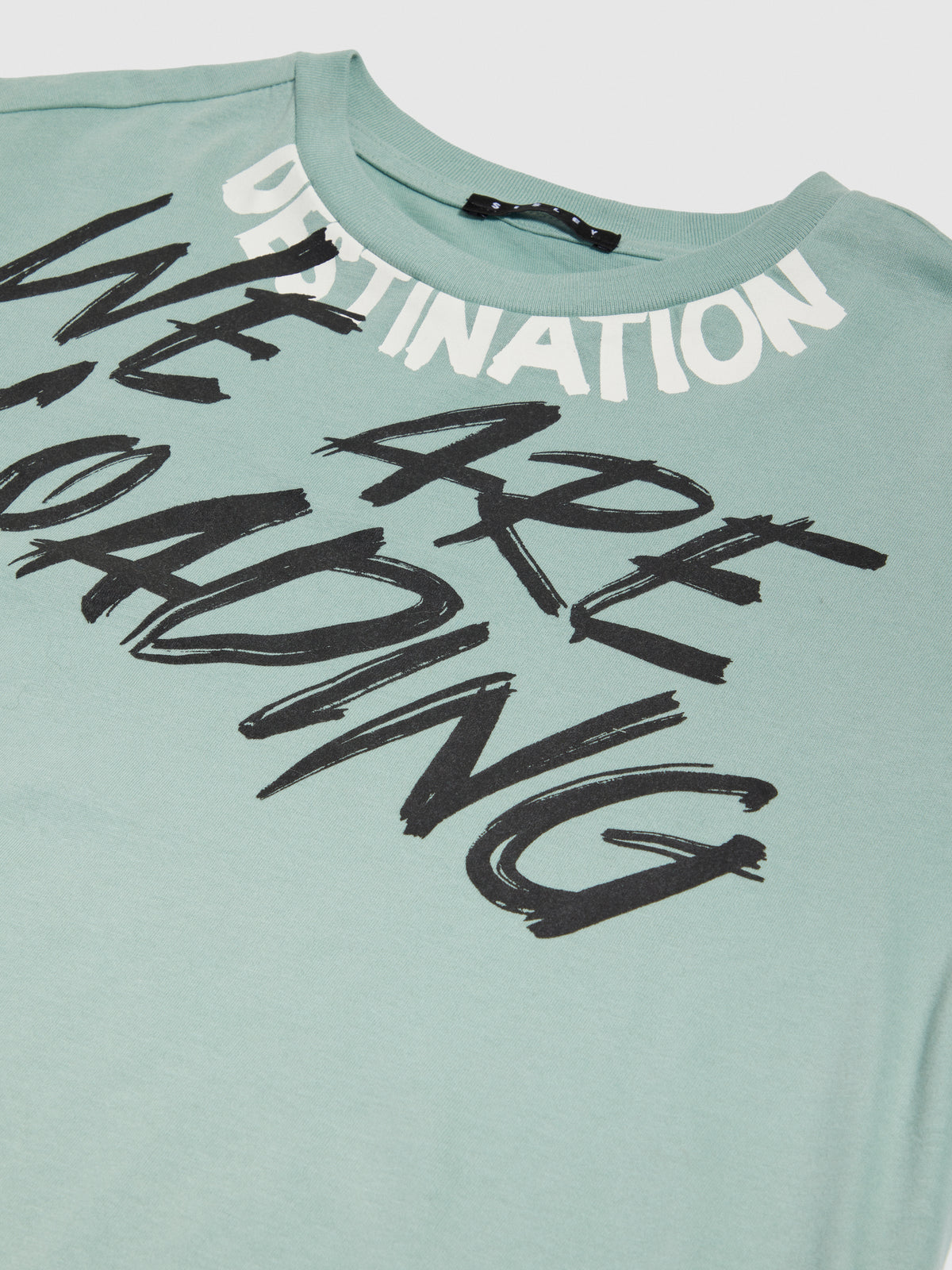 T-shirt over con stampa