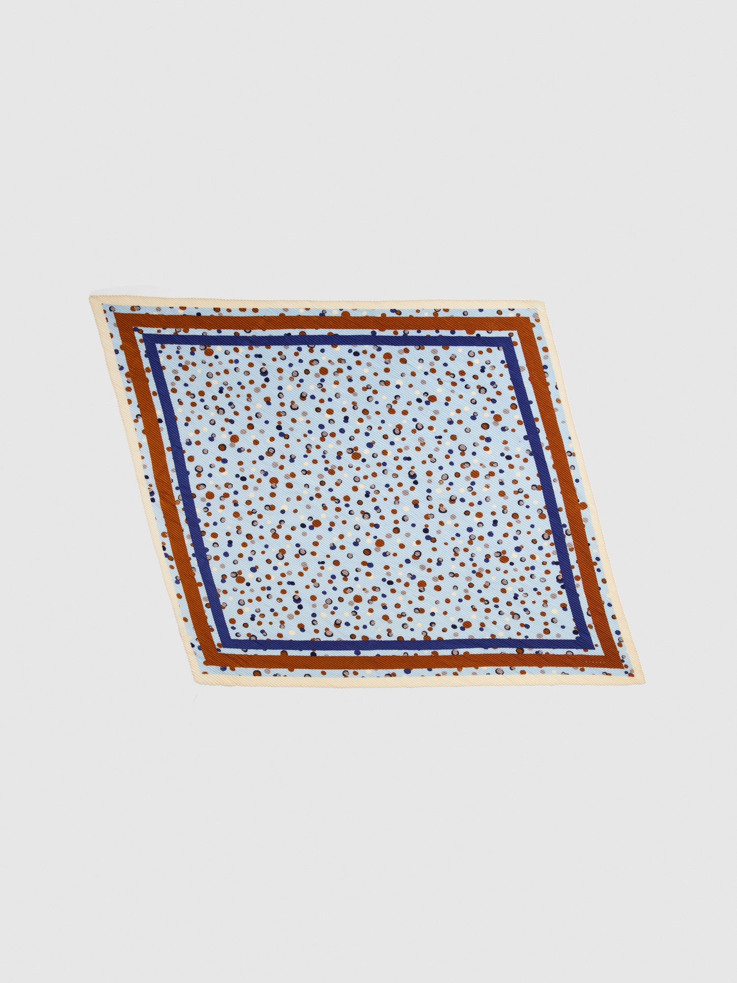 Foulard a rombo da donna azzurro | Sisley Outlet