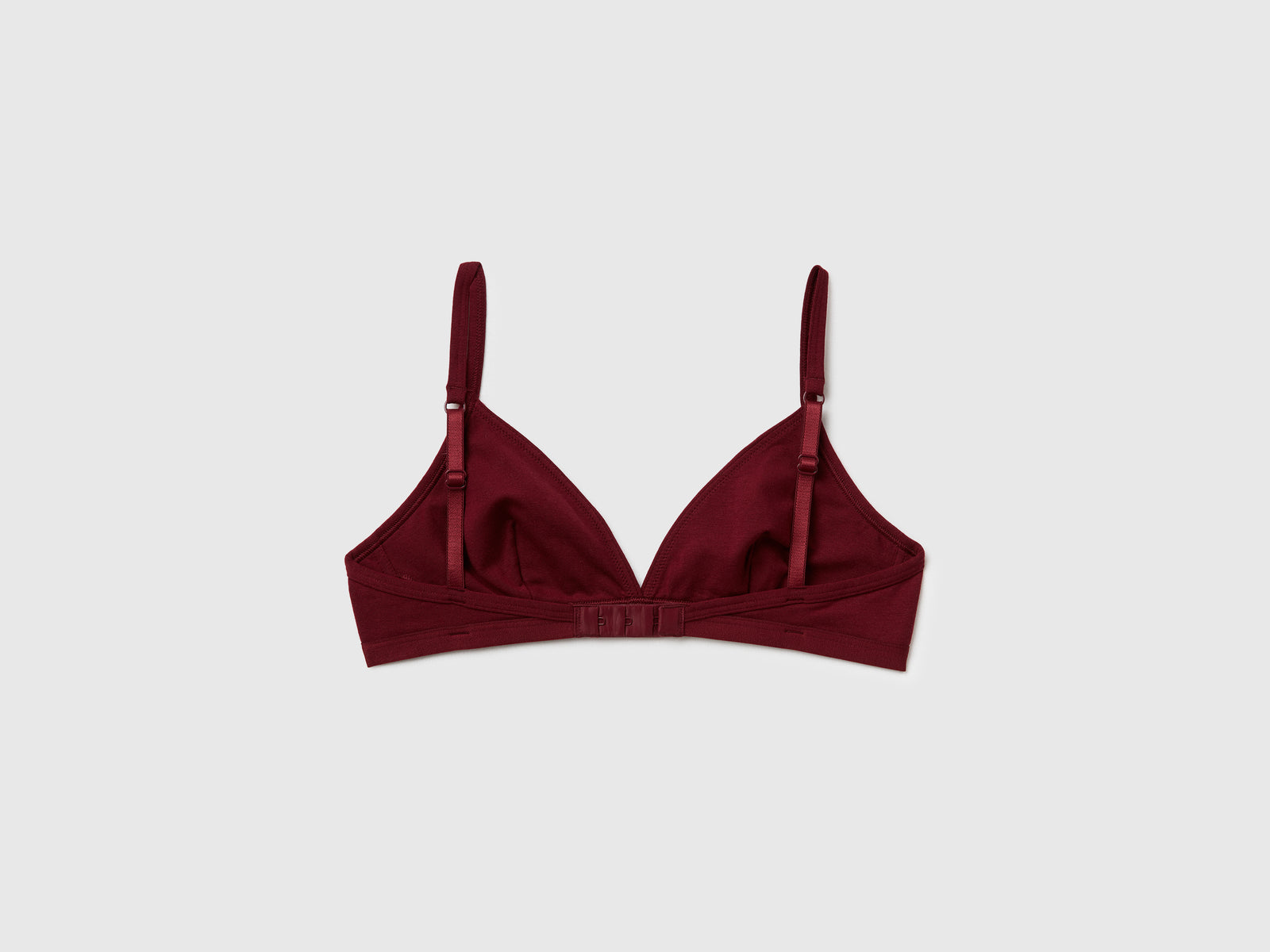 Reggiseno a triangolo super stretch da donna bordeaux 2 | Benetton Outlet