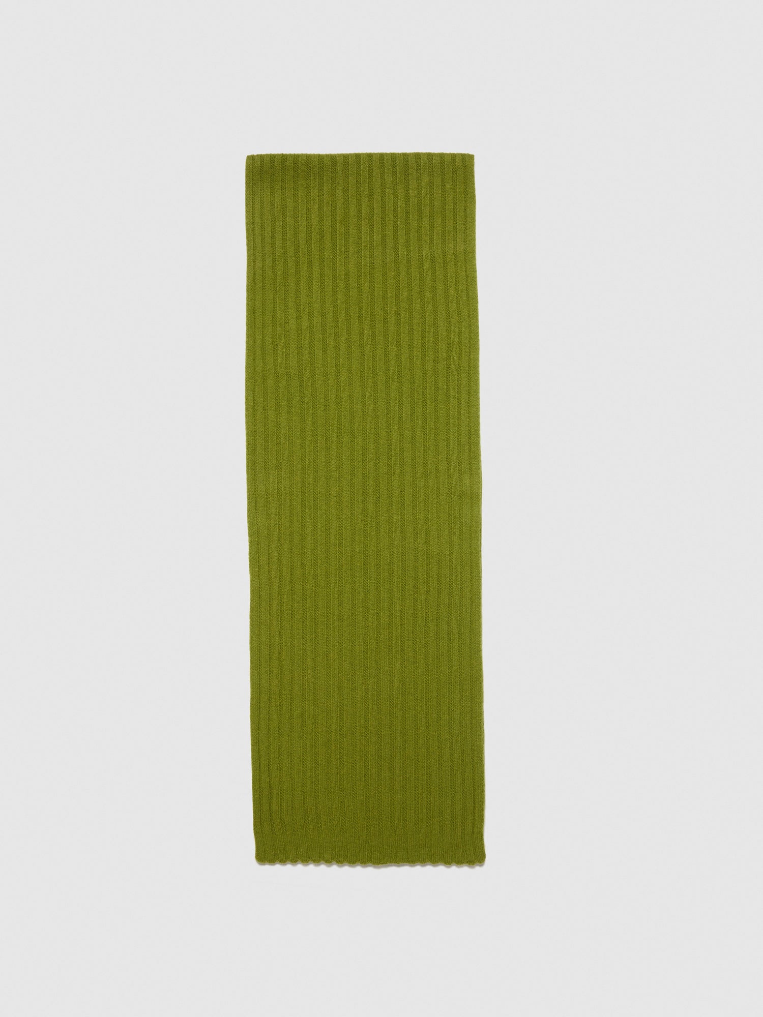 Sciarpa in maglia da uomo verde oliva | Sisley Outlet