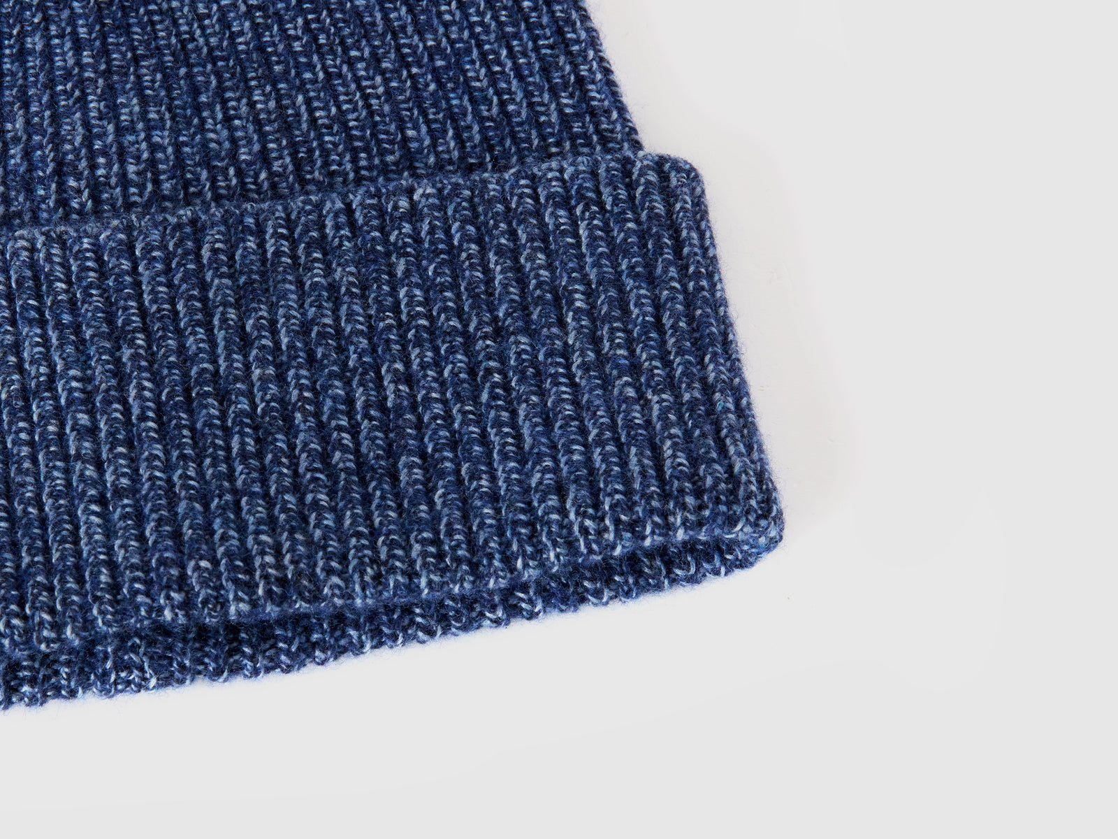 Cappello in misto lana e cashmere da uomo blu 3 | Benetton Outlet