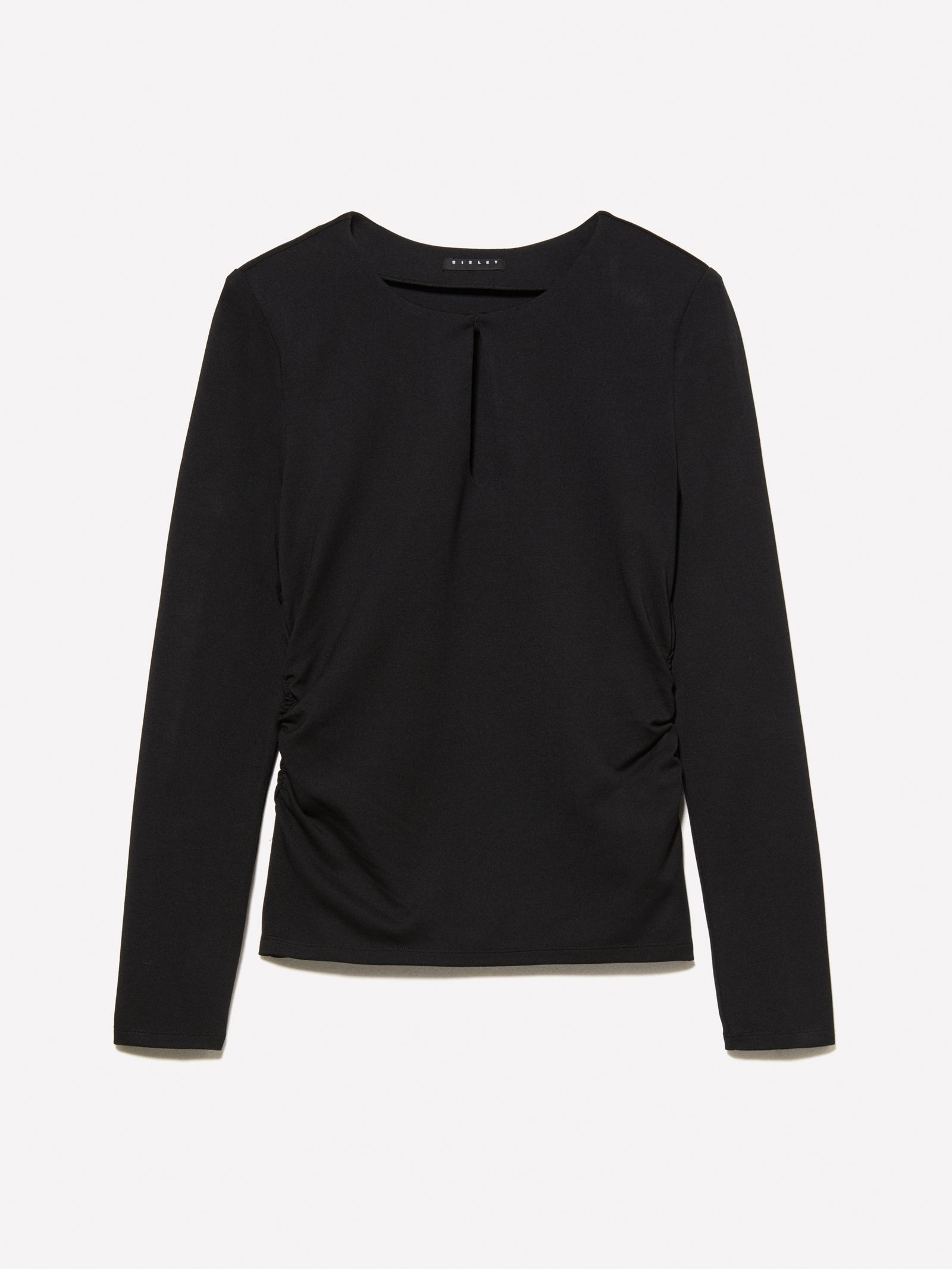 Blusa con spalline da donna nero | Sisley Outlet