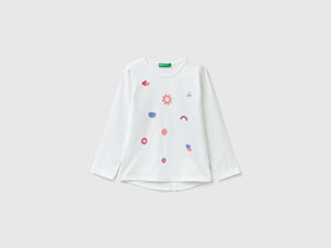 T-shirt in cotone bio con stampa