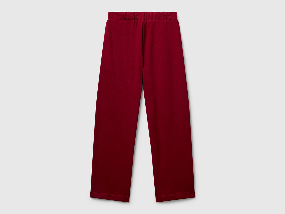 Pantaloni ampi in felpa