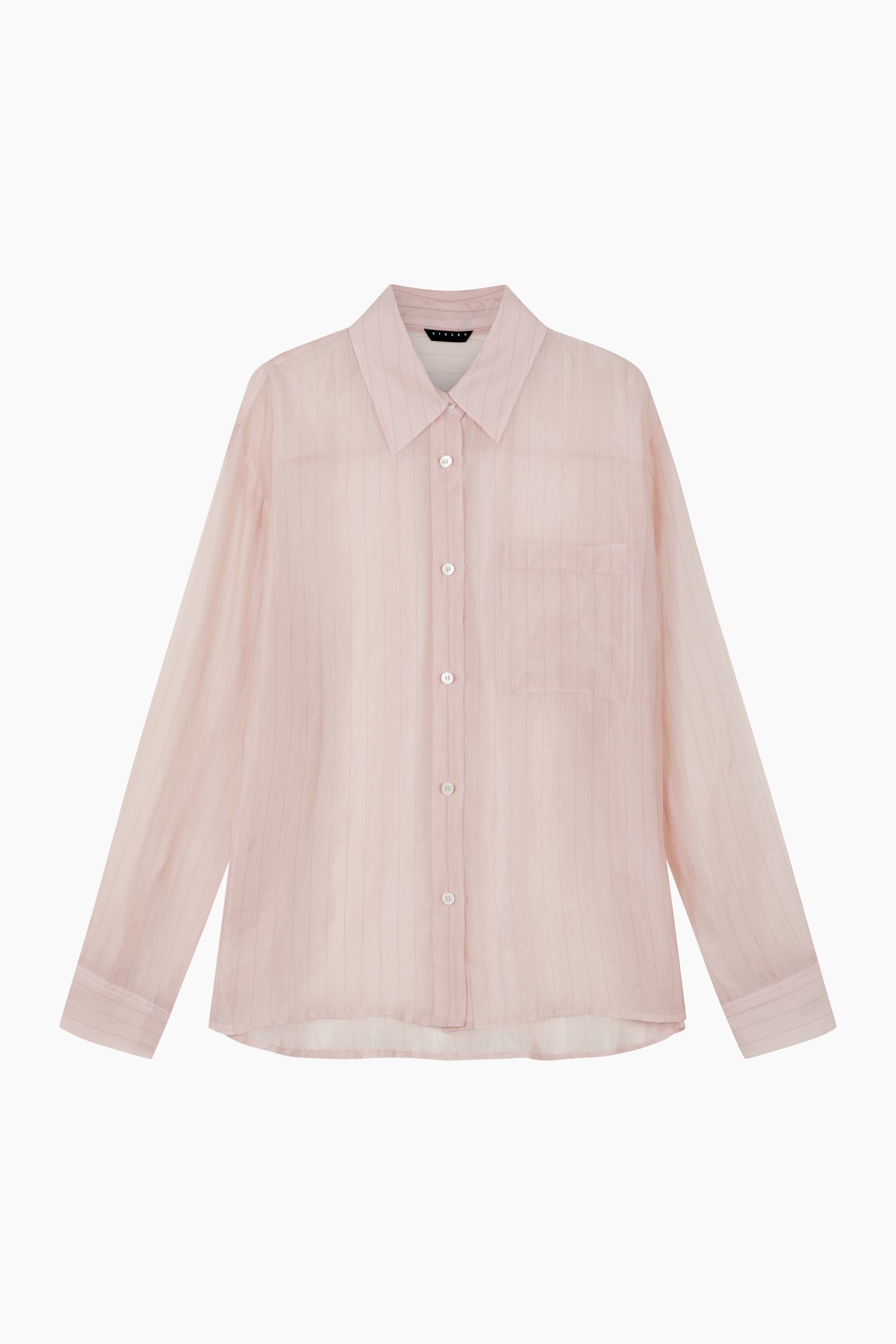Camicia rosa semi trasparente da donna fard | Sisley Outlet