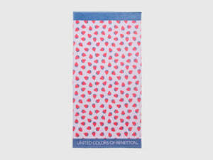 Telo mare con pattern fragole