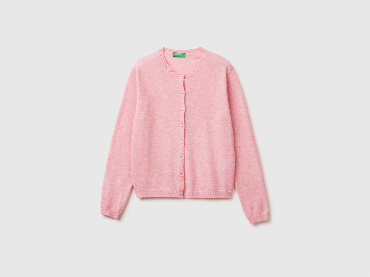 Cardigan in pura lana Merino