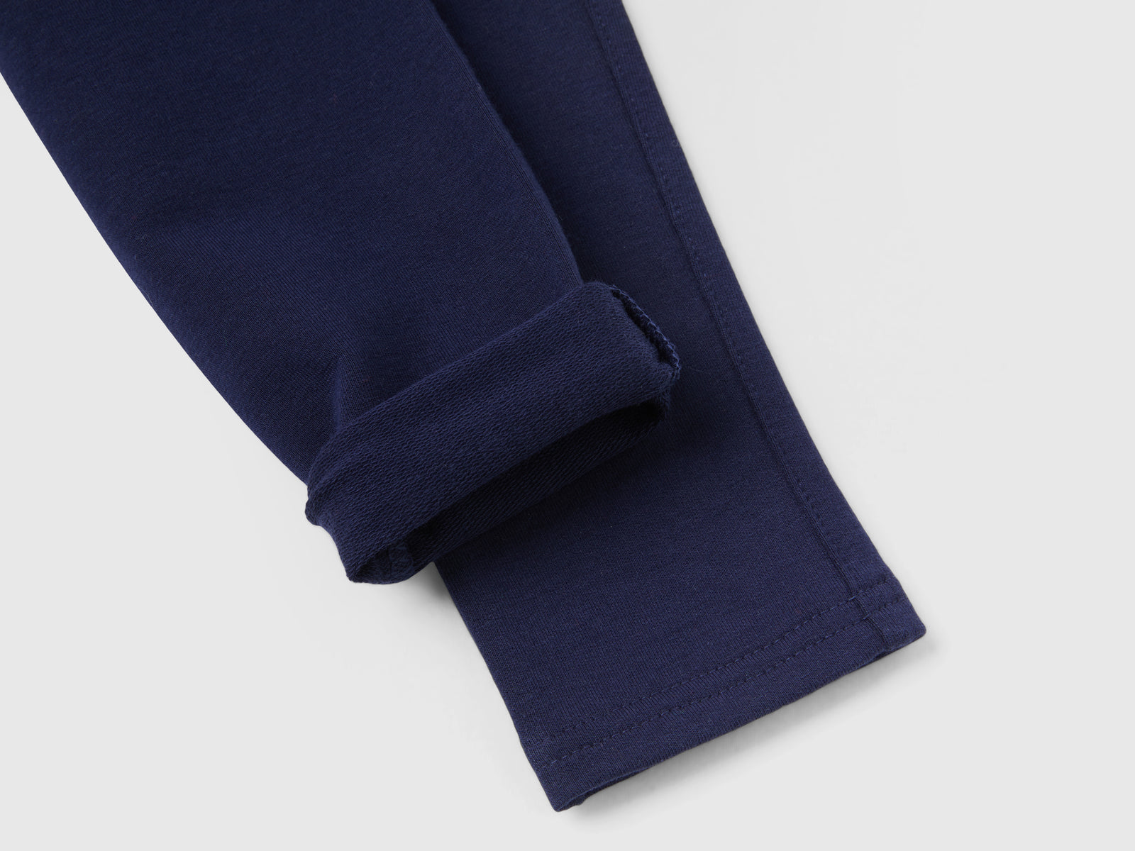 Jeggings in cotone bio stretch da bimba blu scuro 3 | Benetton Outlet