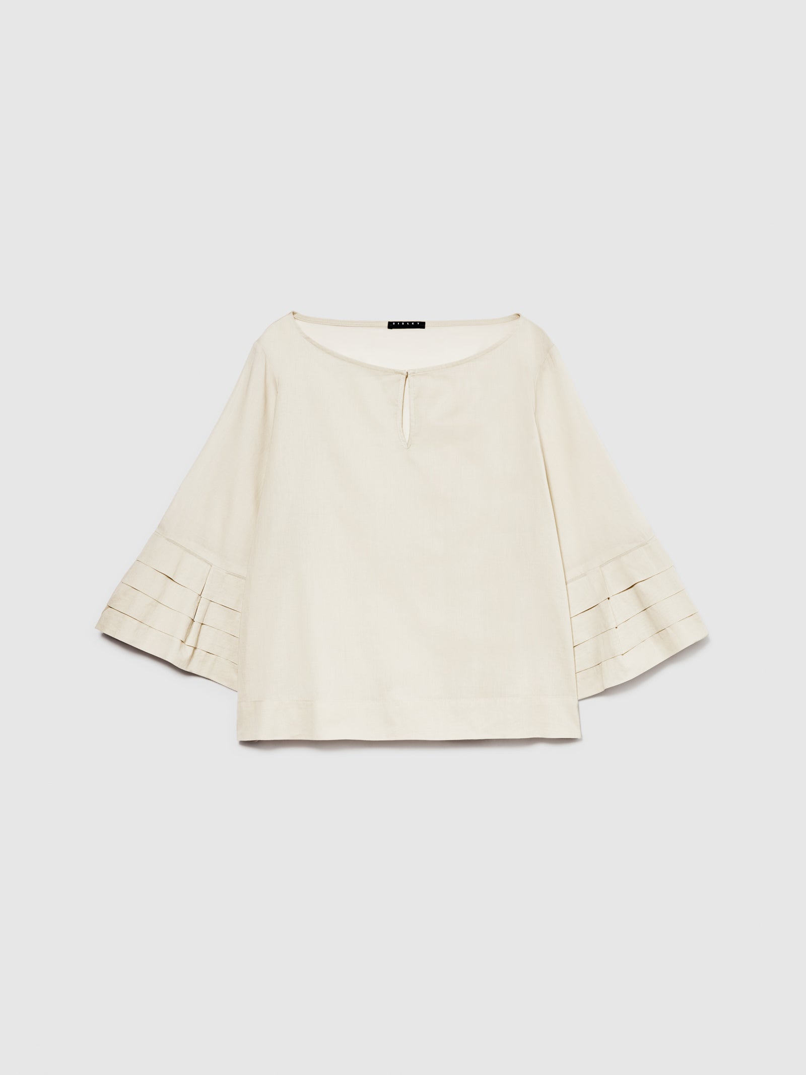 Blusa caftano da donna beige | Sisley Outlet