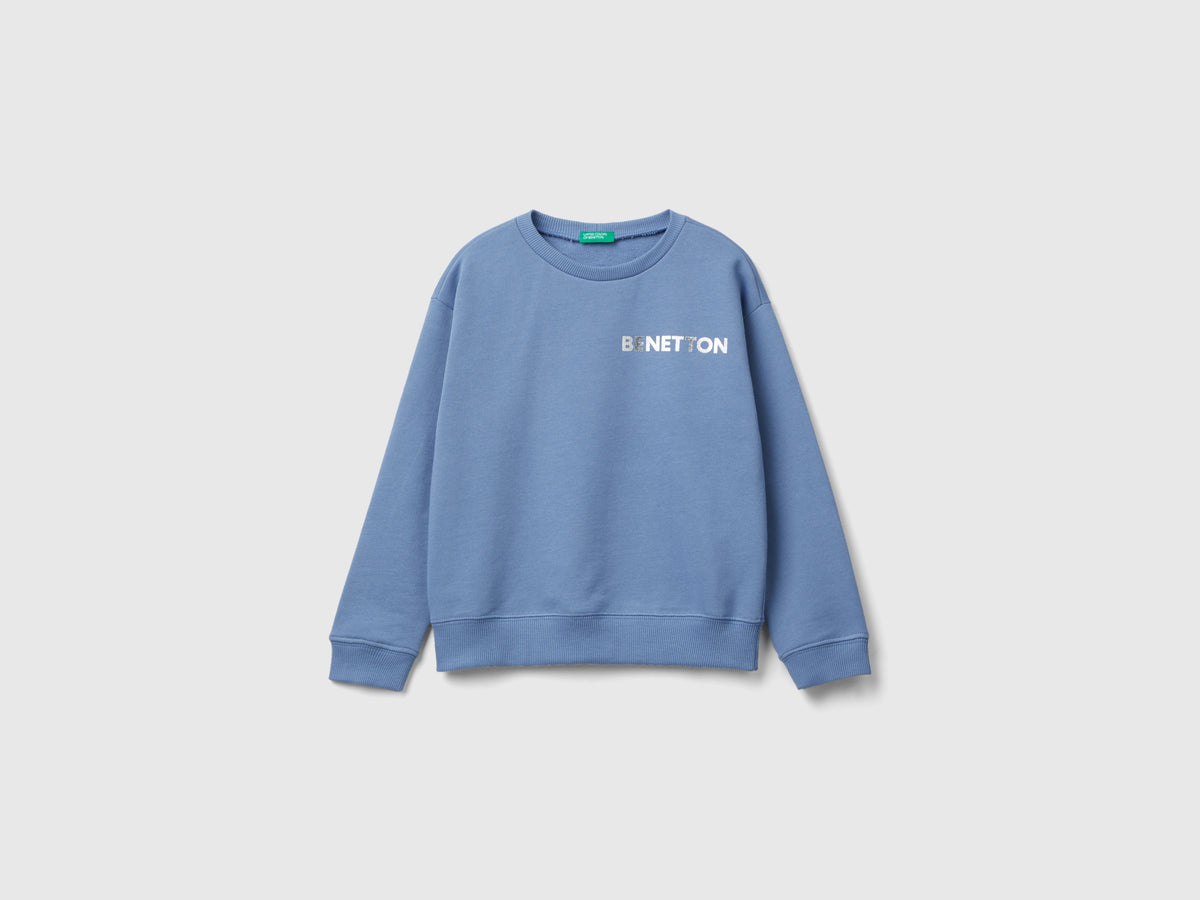 Felpa 100% cotone con logo
