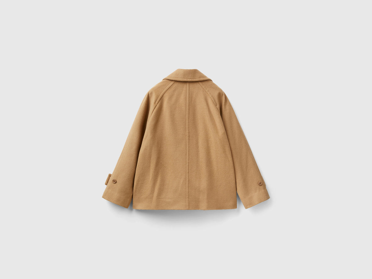 Cappotto corto doppiopetto
