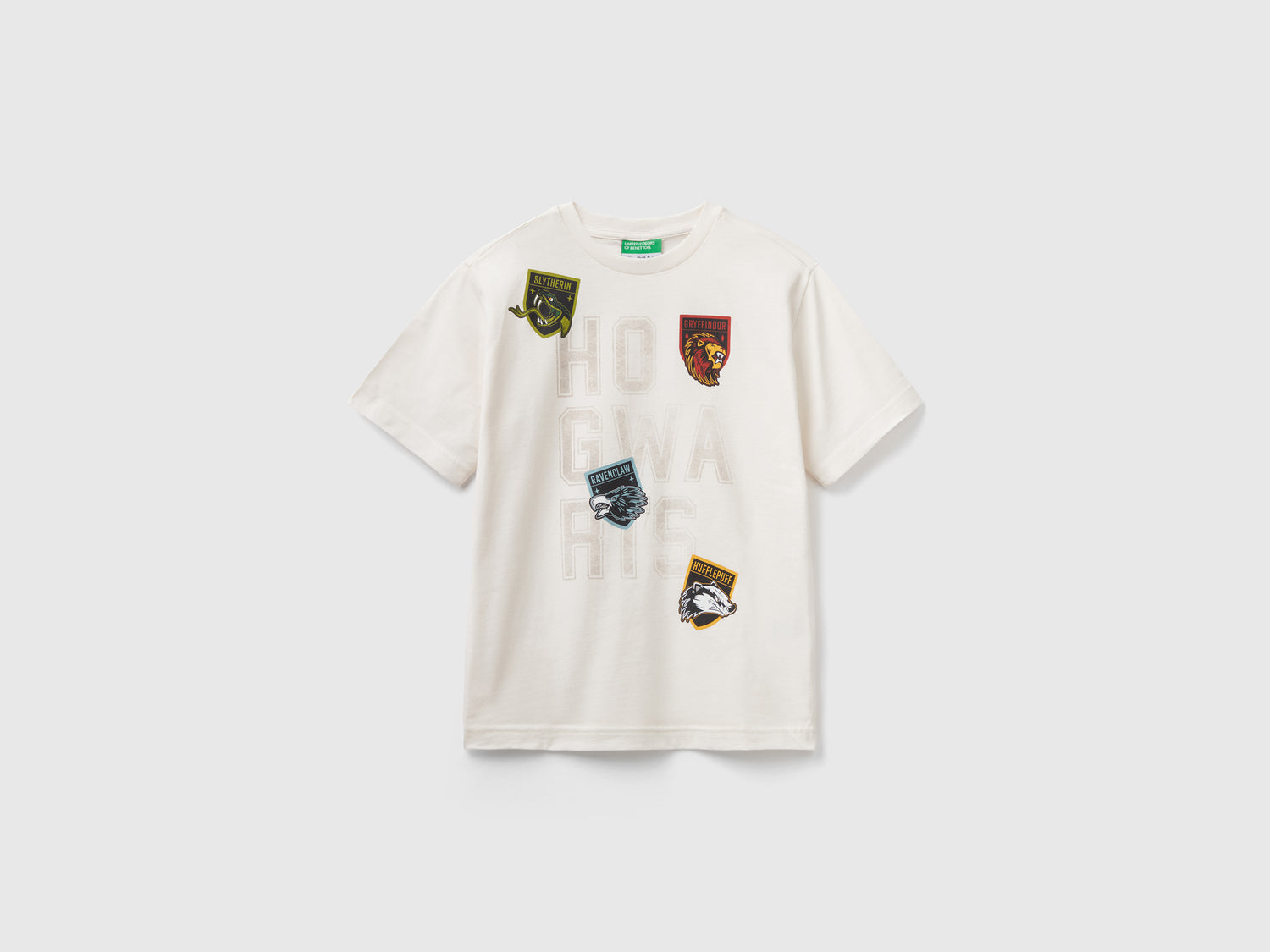 Maglietta Harry Potter manica corta da bambino bianco | Benetton Outlet