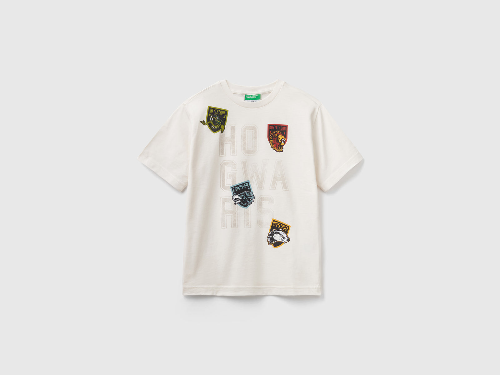 Maglietta Harry Potter manica corta da bambino bianco | Benetton Outlet