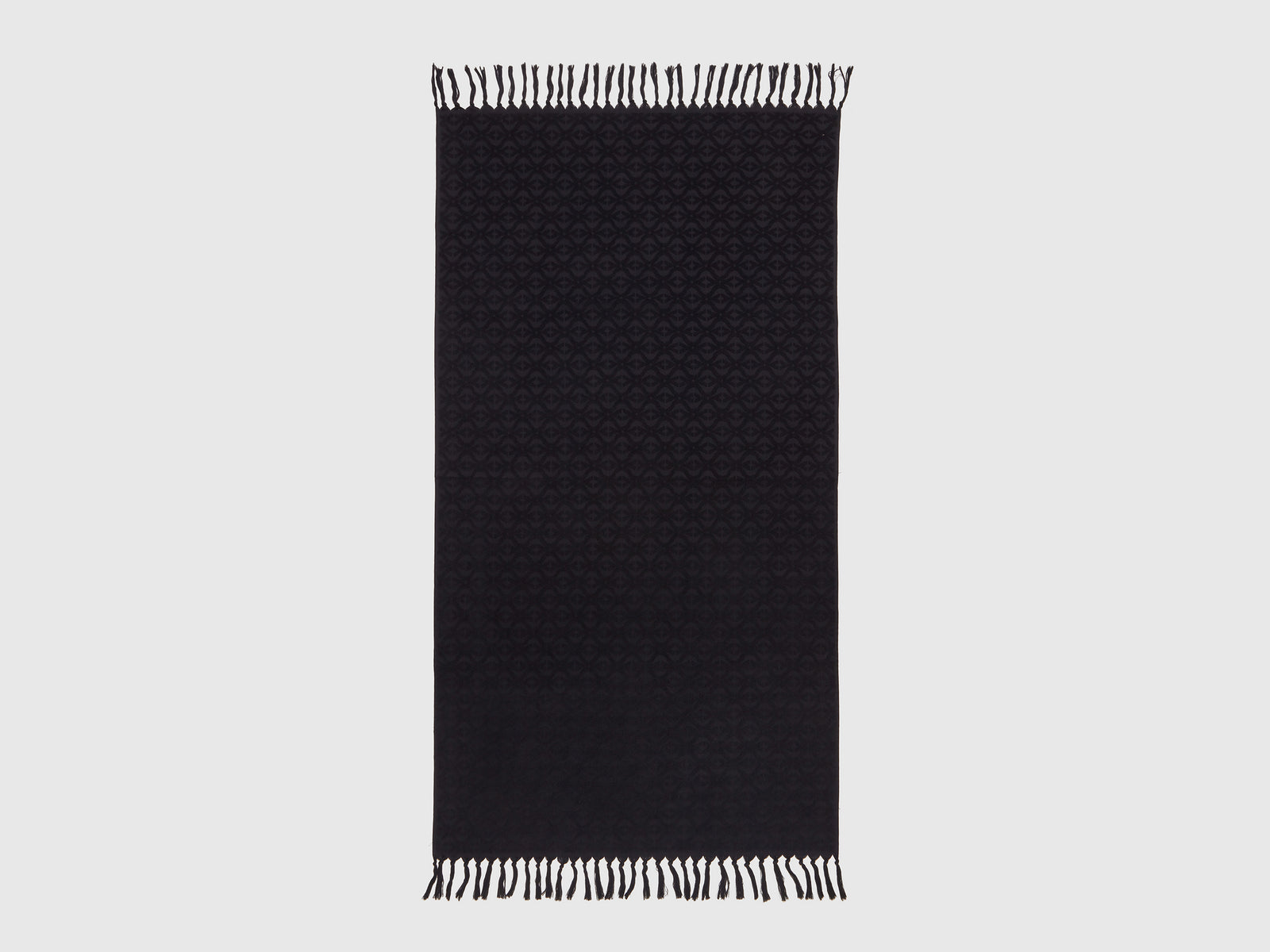 Telo mare Monogram da uomo nero | Benetton Outlet