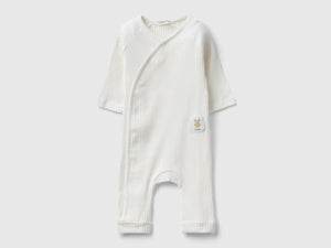 Tutina a costine in cotone bio