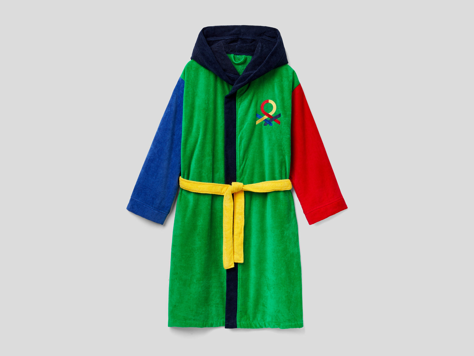 Accappatoio color block da uomo multi-color | Benetton Outlet