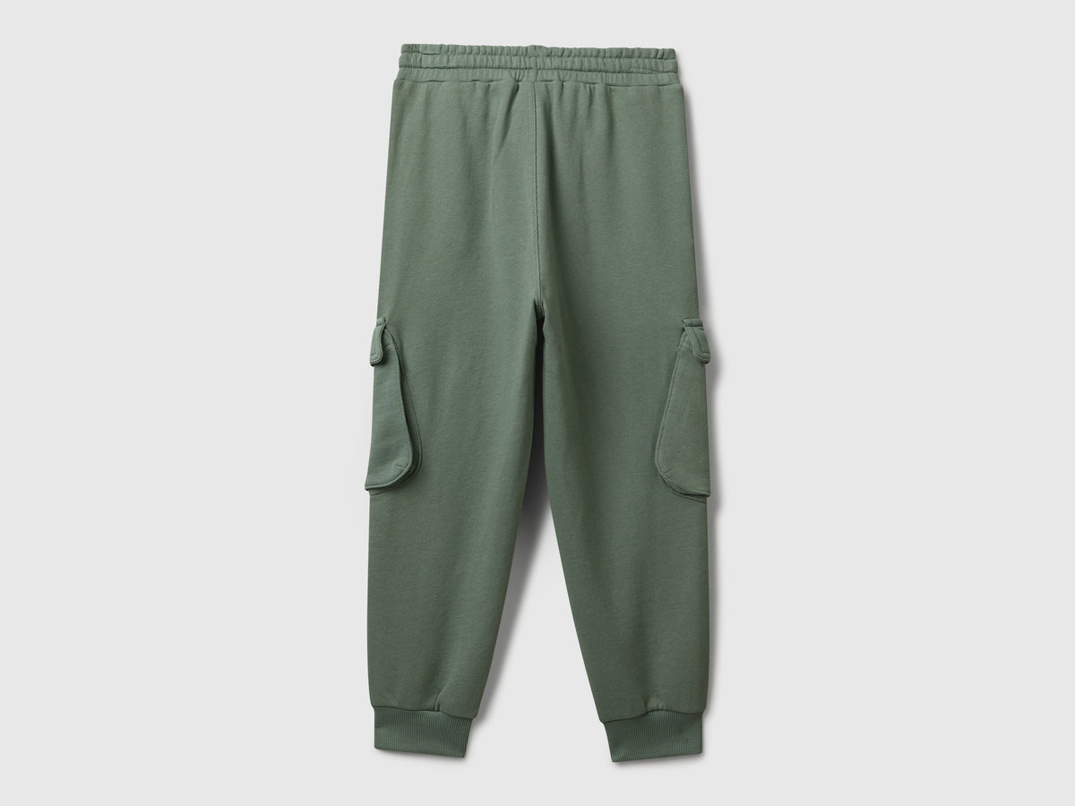 Joggers cargo in felpa