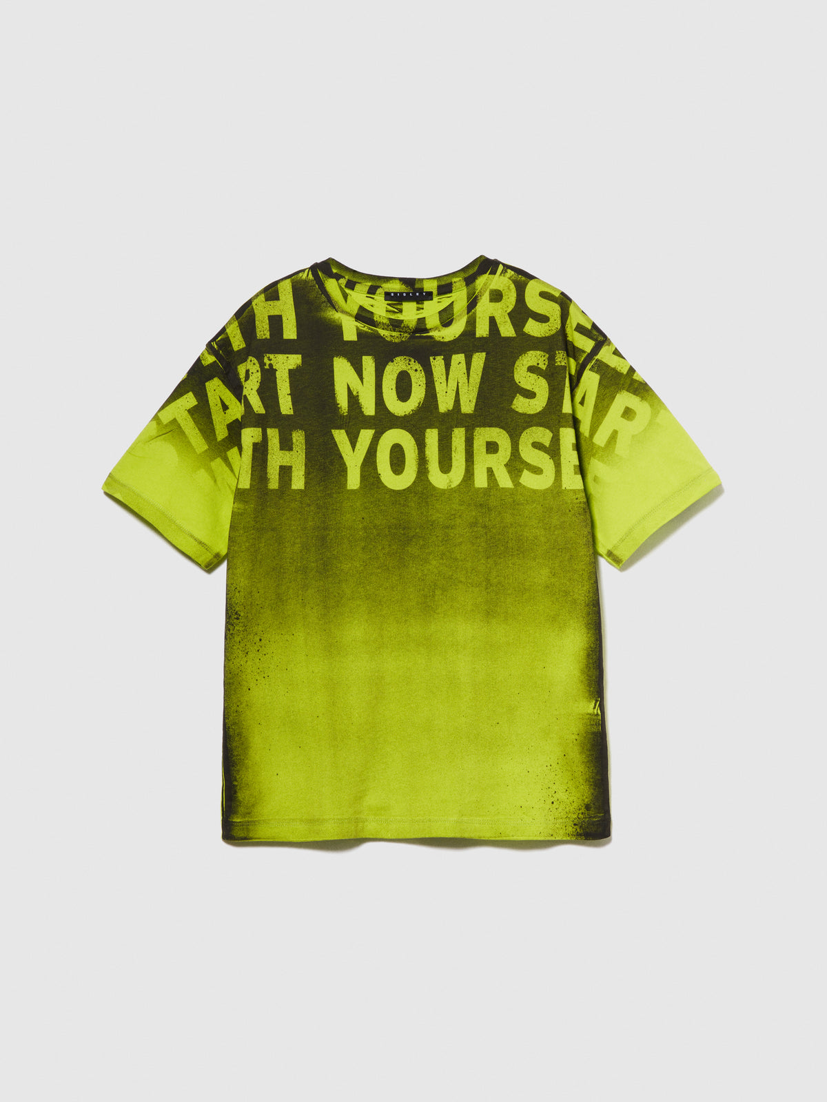 T-shirt effetto sfumato