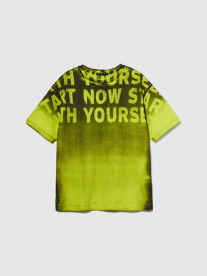 T-shirt effetto sfumato