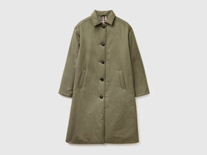 Giacca lunga con leggera imbottitura