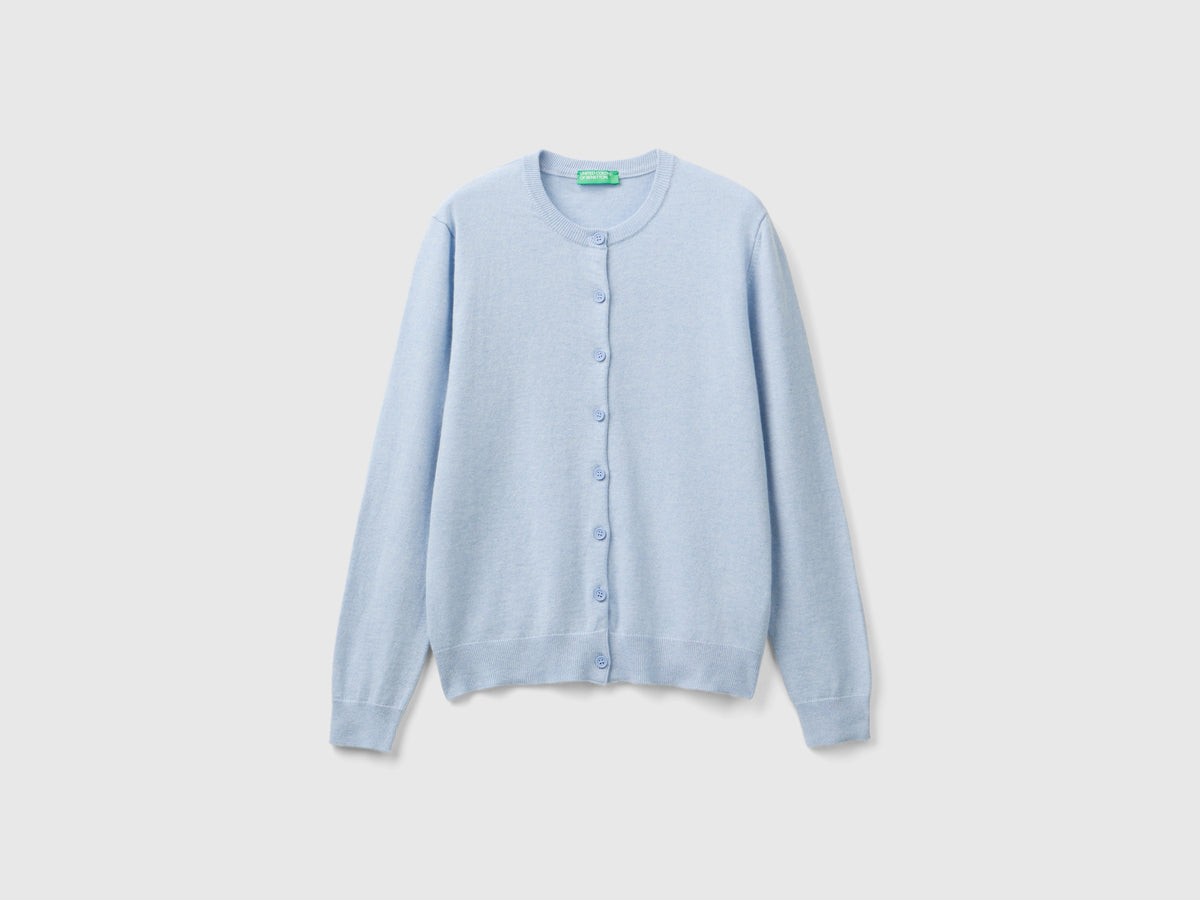 Cardigan carta da zucchero in misto lana e cashmere