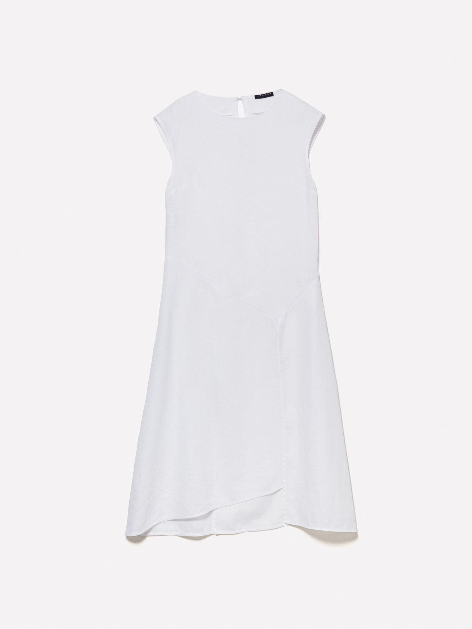 100% Linen Dress da donna bianco | Sisley Outlet