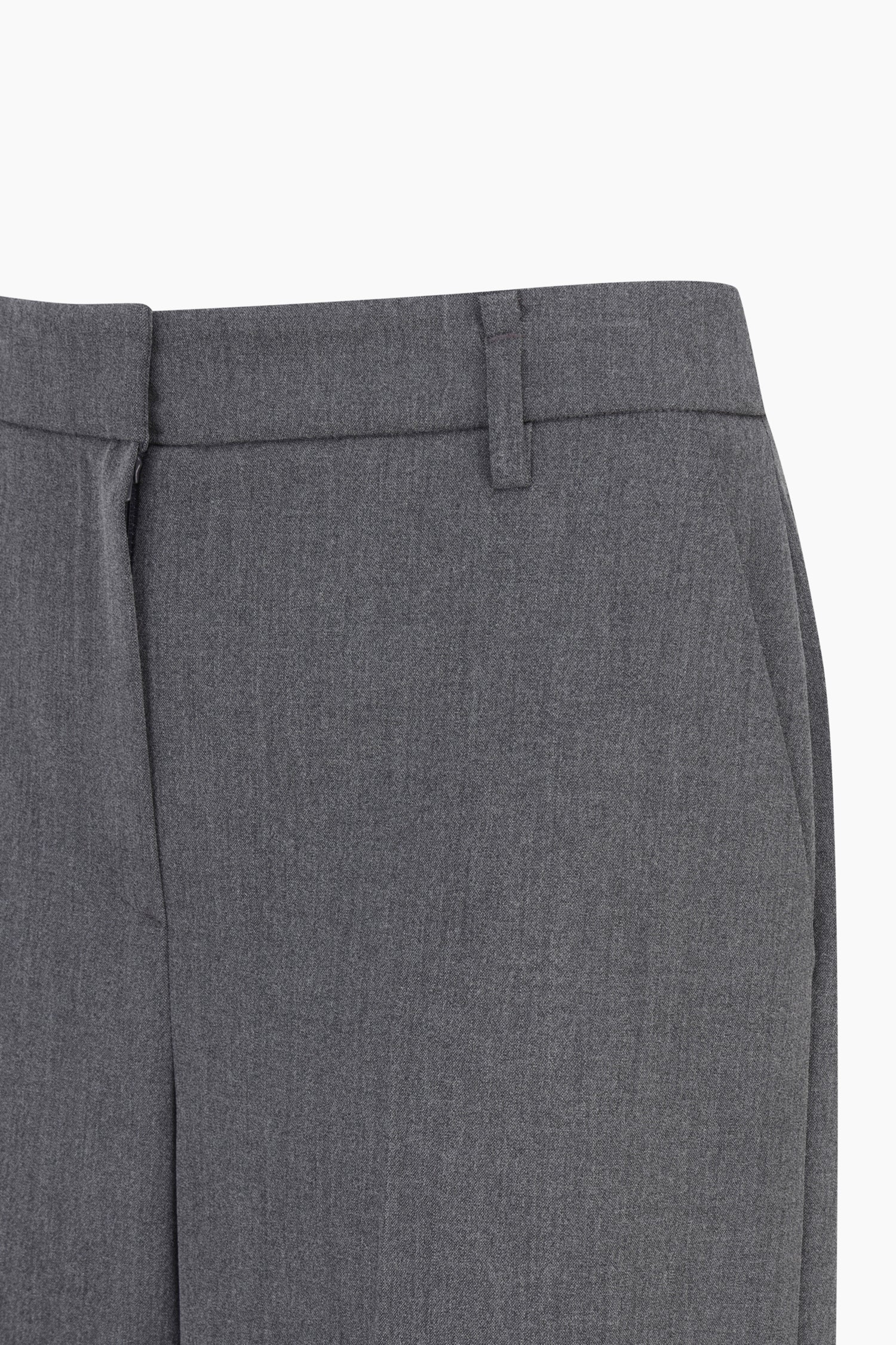 Pantaloni mélange da donna grigio chiaro 3 | Sisley Outlet