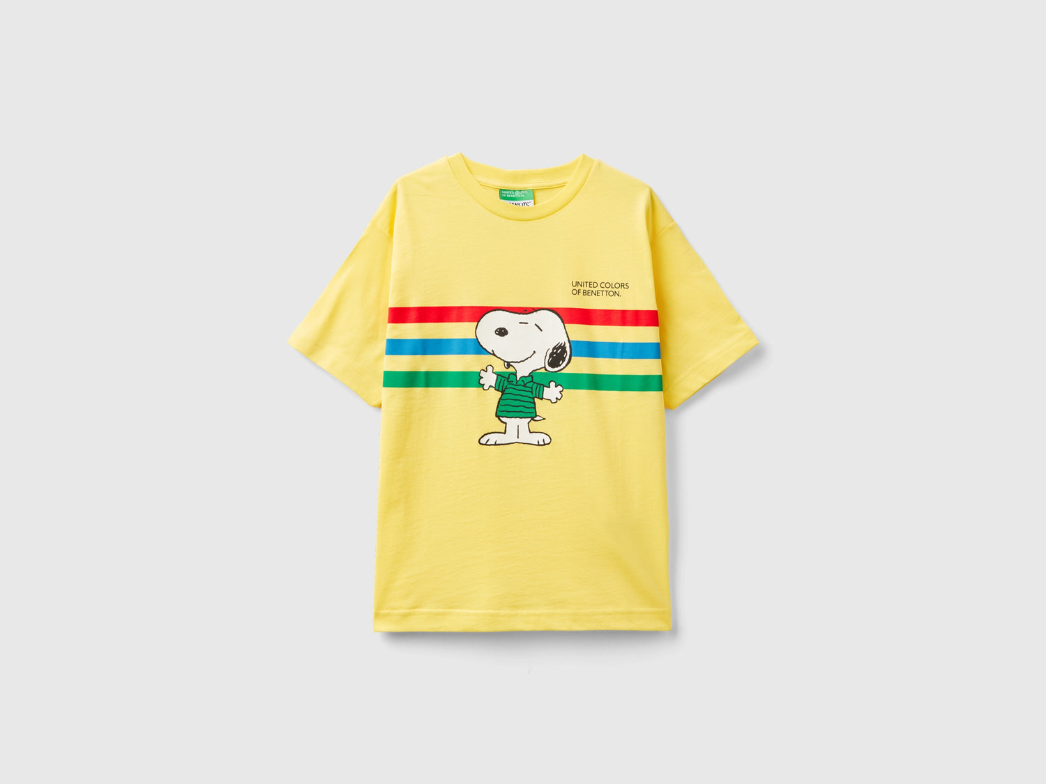 Maglietta con stampa ©Peanuts da bambino giallo | Benetton Outlet