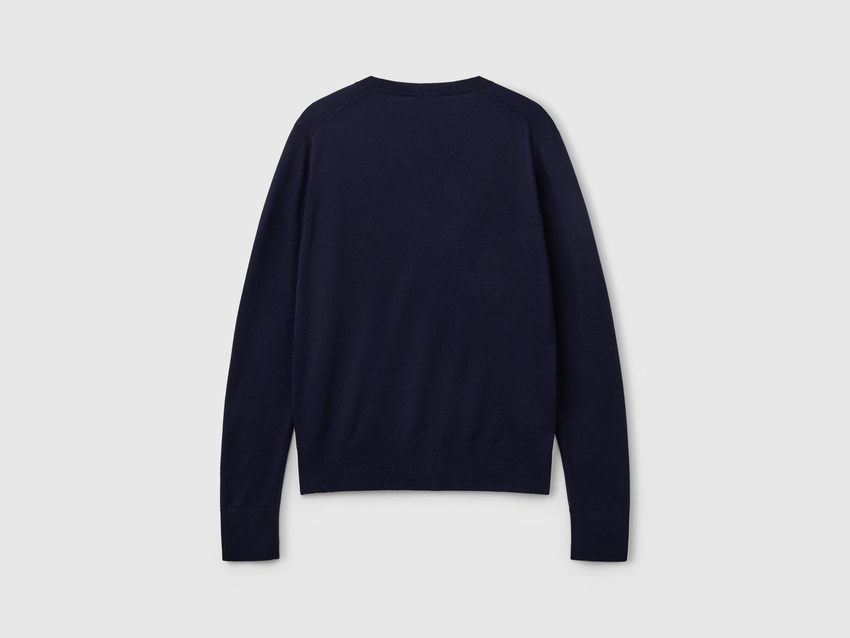 Maglia manica lunga in misto seta