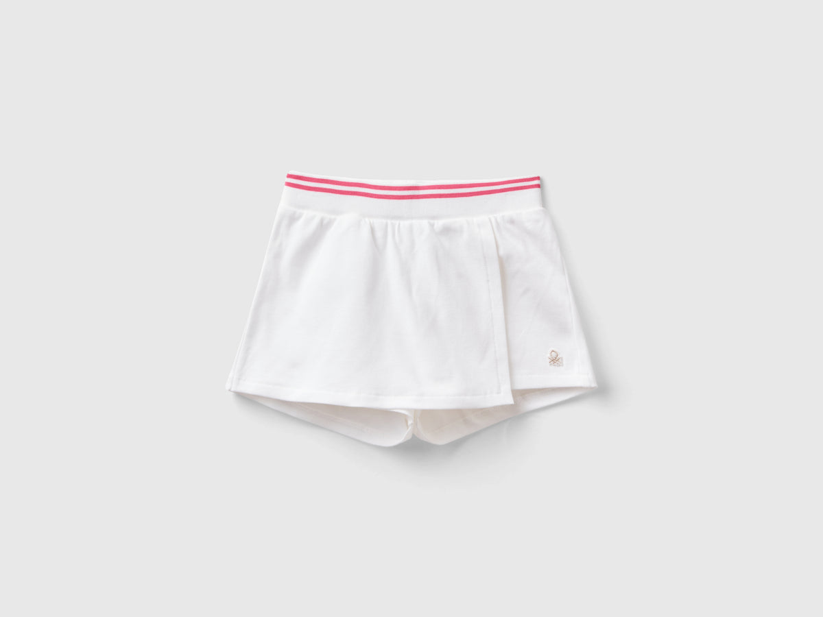 Gonna pantalone in cotone bio stretch