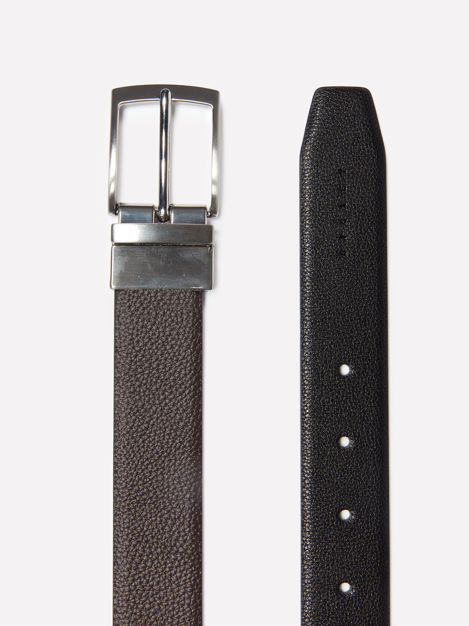 Cintura double face da uomo nero 2 | Sisley Outlet