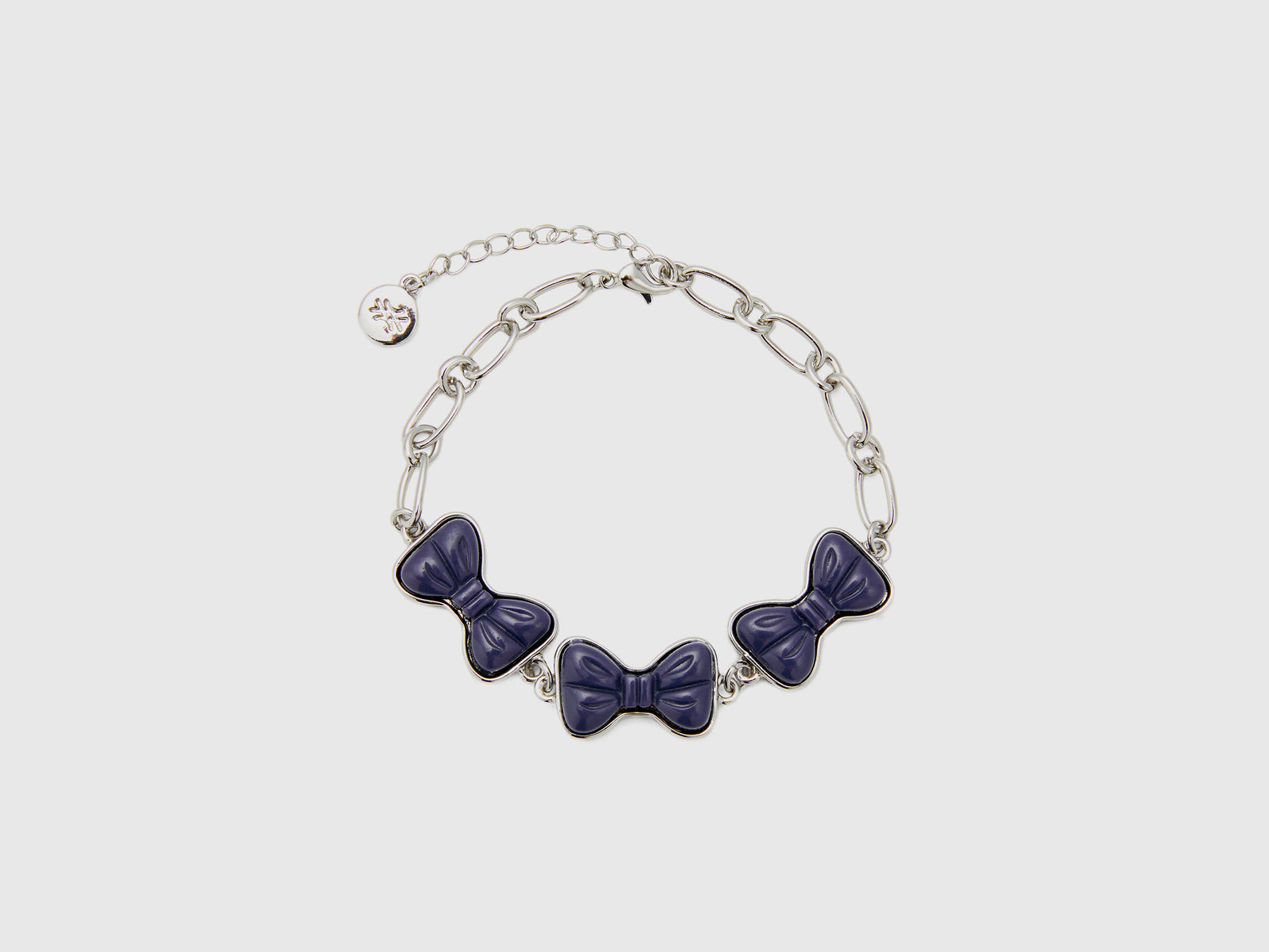 Bracciale con fiocchetti da donna blu | Benetton Outlet