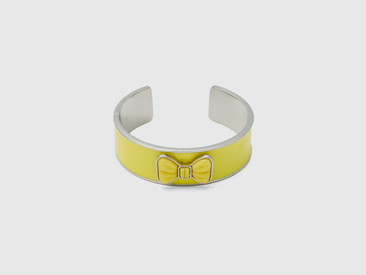 Bracciale bangle con fiocco