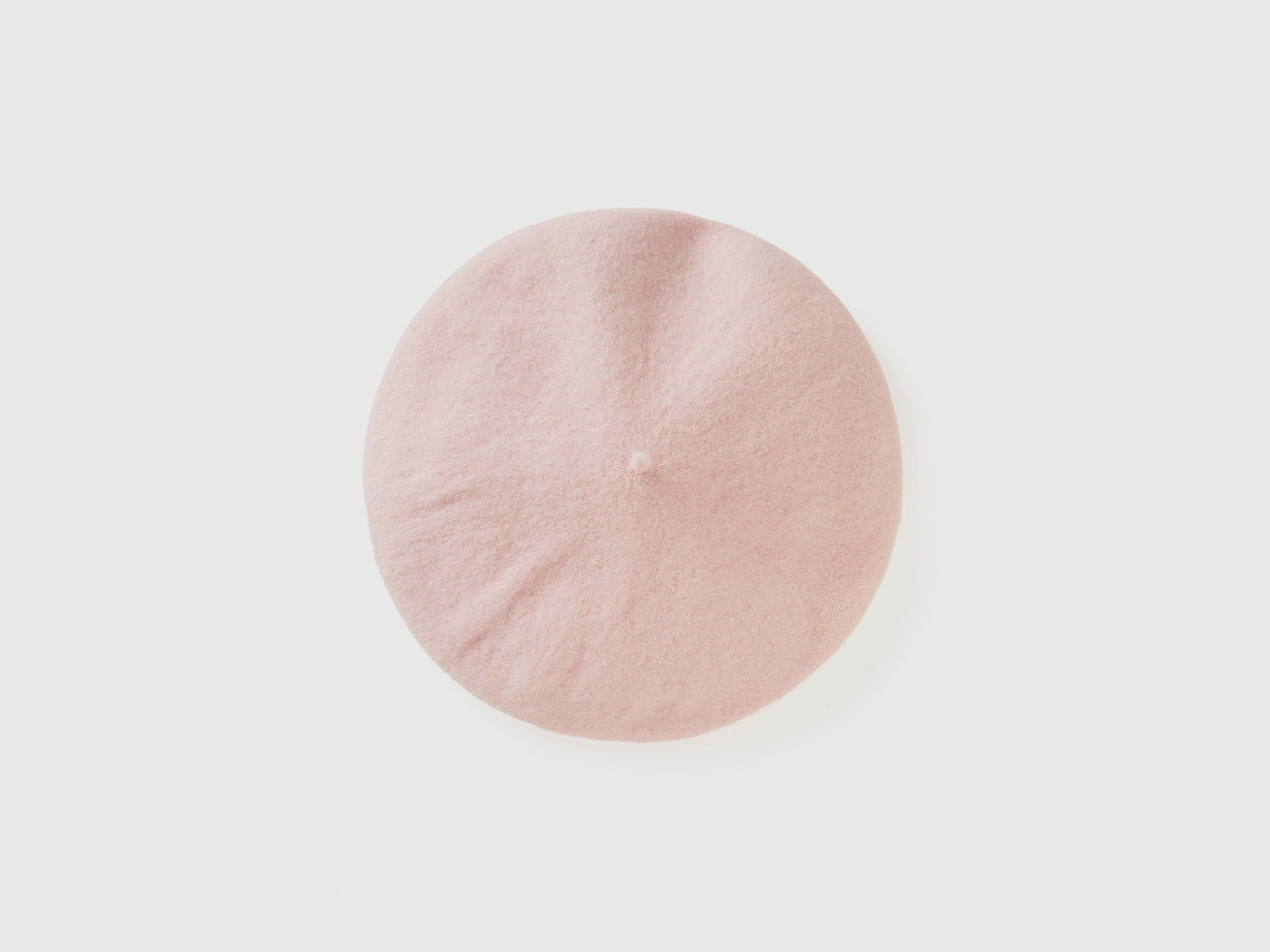 Basco classico in misto lana da donna rosa pastello | Benetton Outlet